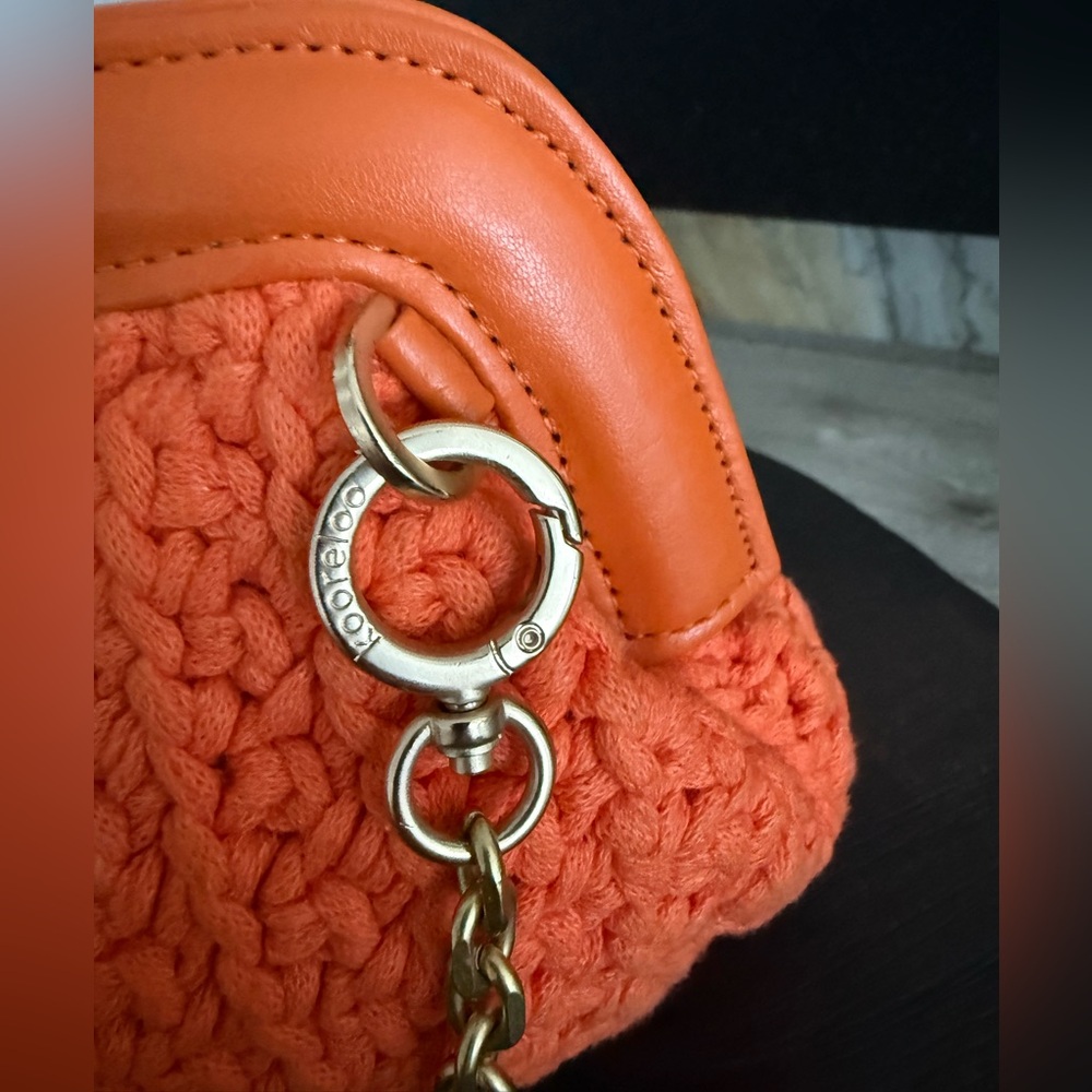 Kooreloo Orange Knitted Handbag - image 7